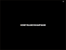 Tablet Screenshot of honeyislandswampband.com